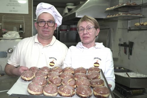 Iwona i Tomasz Kowalikowie z cukierni Pączek Petarda (fot. Sławomir Okoń)