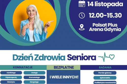 14 listopada w Polsat Plus Arenie Gdynia odbędzie się „Dzień Zdrowia Seniora