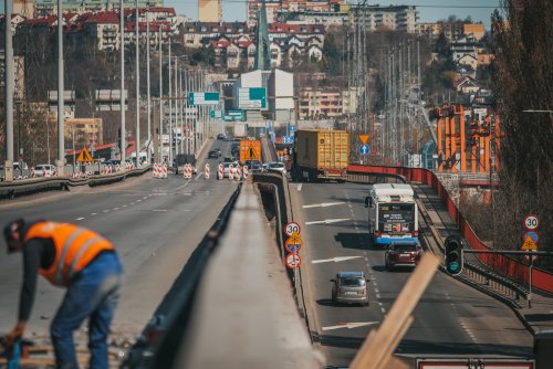 Estakada Kwiatkowskiego (fot. Marcin Mielewski, Zarząd Dróg Miejskich)