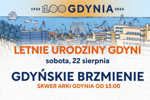 Letnie Urodziny Gdyni pod znakiem gdyńskich brzmień (grafika: UMG)