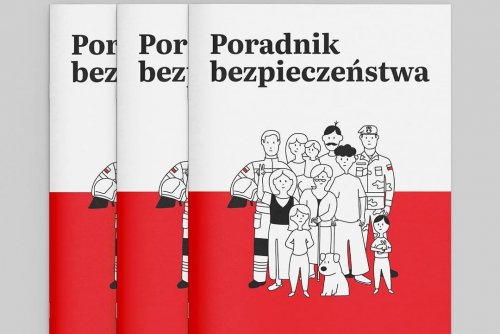 Okładka „Poradnika bezpieczeństwa” (mat. informacyjne)