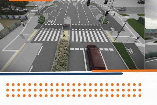 projekt graficzny inwestycji rozudowy ulicy Unruga // mat. WI UM