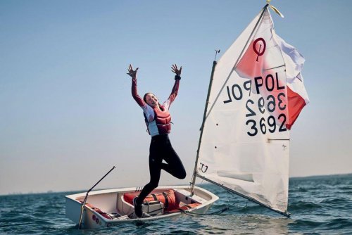 Największy sukces reprezentacji Polski na LOTTO Gdynia Sailing Days odniosła Barbara Gmurek, która wywalczyła brązowy medal (fot. Szymon Sikora, PZŻ)