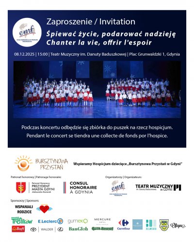 Koncert charytatywny „Śpiewać życie, podarować nadzieję”