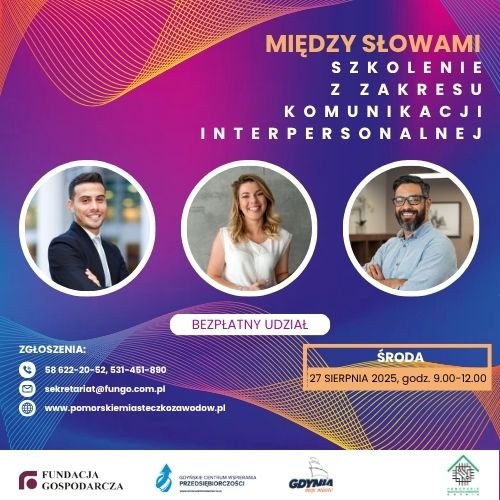 Bezpłatne szkolenie: Między słowami - szkolenie z zakresu komunikacji interpersonalnej