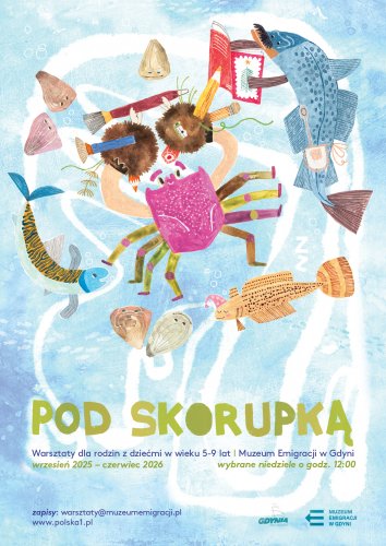 Pod skorupką | rodzinne warsztaty z Krabem Kłębkiem