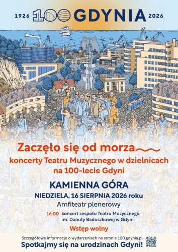 „Zaczęło się od morza” – cykl koncertów Teatru Muzycznego w dzielnicach na 100-lecie Gdyni