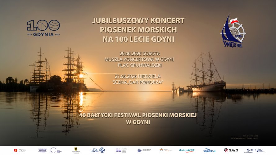 Koncert jubileuszowy piosenek morskich na 100-lecie Gdyni