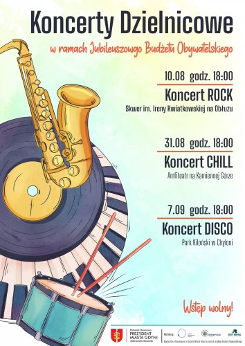 Rysunek instrumentów muzycznych.