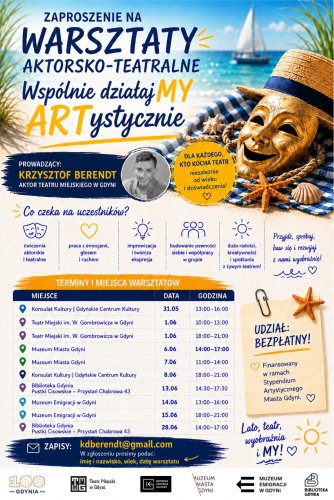 Warsztaty aktorsko-teatralne Wspólnie działajMY ARTystycznie