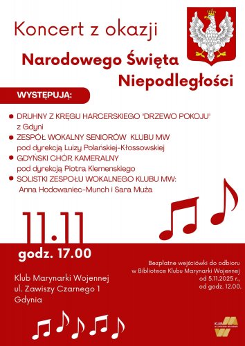 Koncert z okazji Narodowego Święta Niepodległości