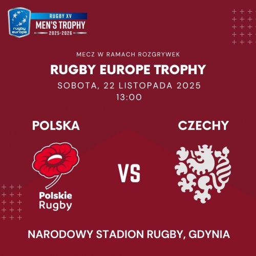Rugby Europe Trophy: Polska - Czechy