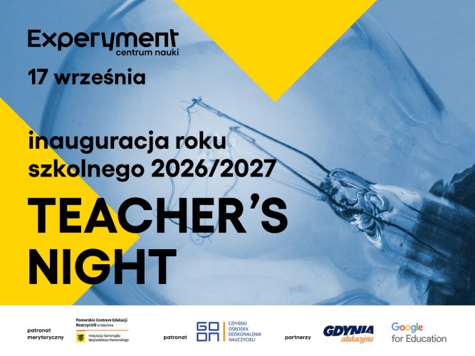 Teacher’s Night. Inauguracja roku szkolnego 2026/27 w Experymencie