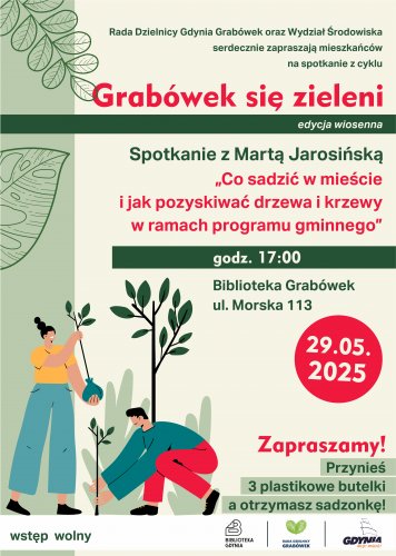 Plakat promujący spotkanie 