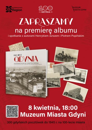 Premiera albumu: Projekt Gdynia na pocztówkach do 1945 roku z kolekcji Piotra Popińskiego