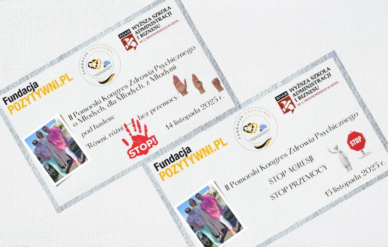 II Pomorski Kongres Zdrowia Psychicznego w Gdyni – STOP agresji. STOP przemocy 14-15 Listopada (mat. FundacjaPozytywni)