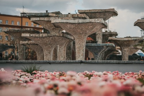 Fontanna na Skwerze Kościuszki – jeden z najbardziej charakterystycznych symboli Gdyni – przed rozpoczęciem nowego sezonu (fot. Marcin Mielewski)
