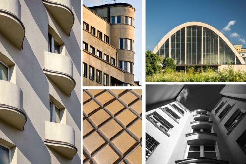 Modernistyczne akcenty w centrum Gdyni są widoczne m.in. w licznych budynkach, kamienicach i pojedynczych detalach (zbiór fotografii, modernizmgdyni.pl)