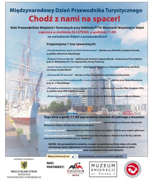 Chodź z nami na spacer! Międzynarodowy Dzień Przewodnika Turystycznego!