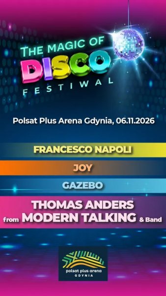Magic of Disco: Thomas Anders from Modern Talking, Joy, Francesco Napoli i Gazebo 