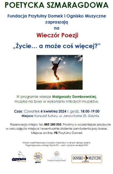 Wieczór poezji z muzyką na żywo