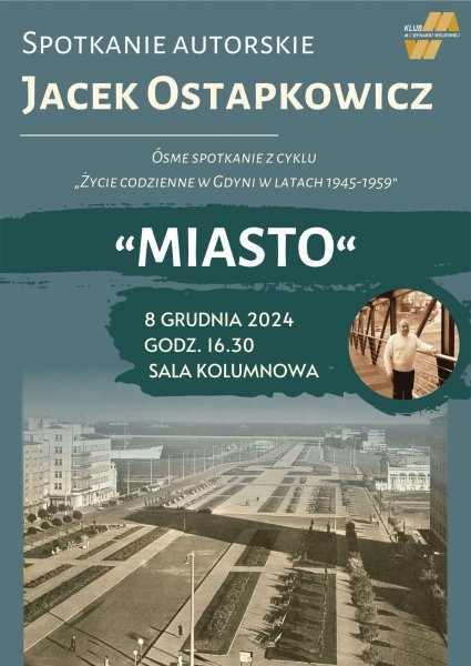 Spotkanie autorskie z Jackiem Ostapkowiczem 