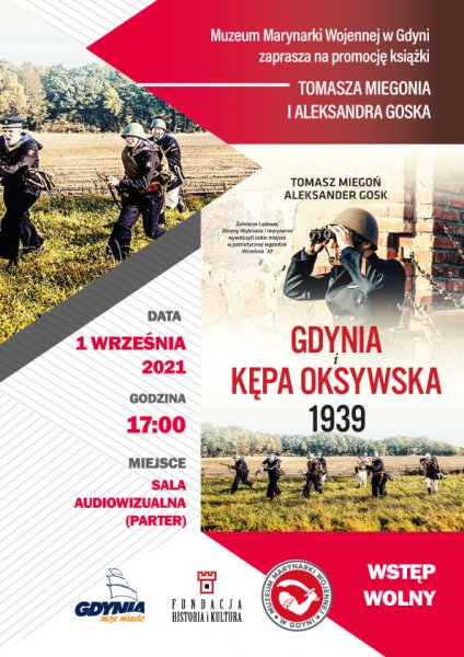 Gdynia i Kępa Oksywska 1939 - premiera książki 1.09.2021