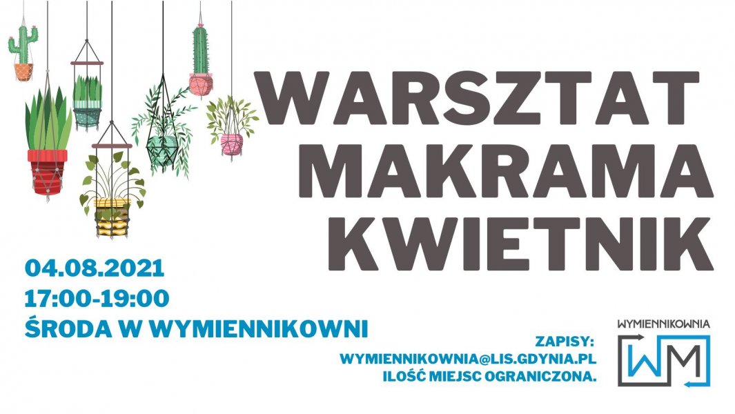 Warsztaty rękodzielnicze z makramy: Kwietnik 
