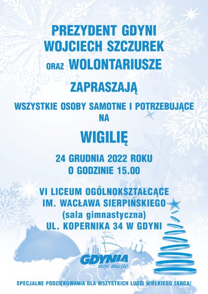 Wigilia dla potrzebujących 