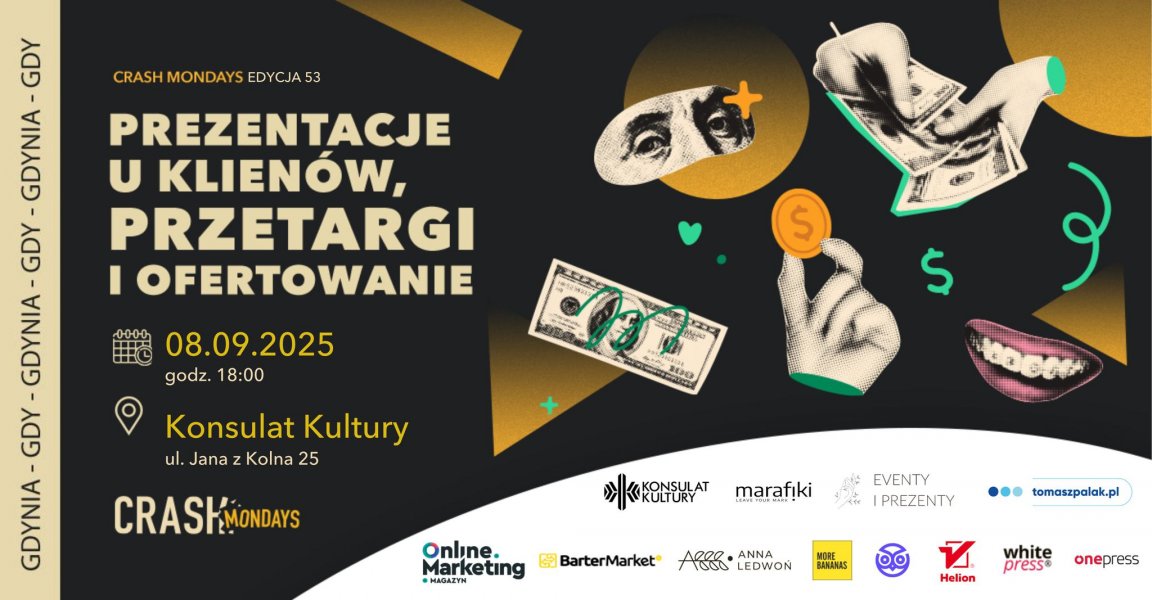 CRASH Mondays № 53: Prezentacje u Klienów, przetargi i ofertowanie