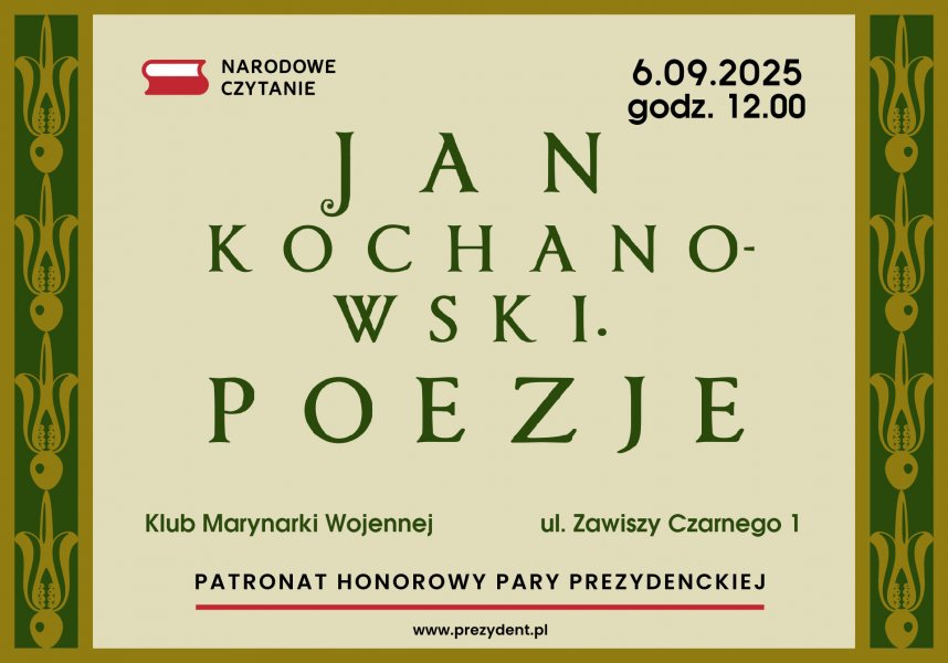 Narodowe Czytanie 2025 w Klubie Marynarki Wojennej