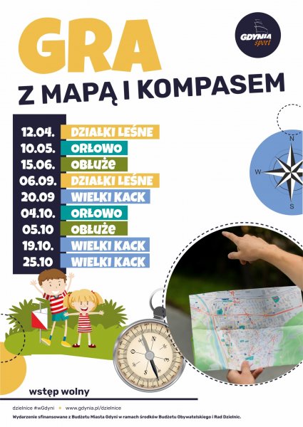 Gra z mapą i kompasem