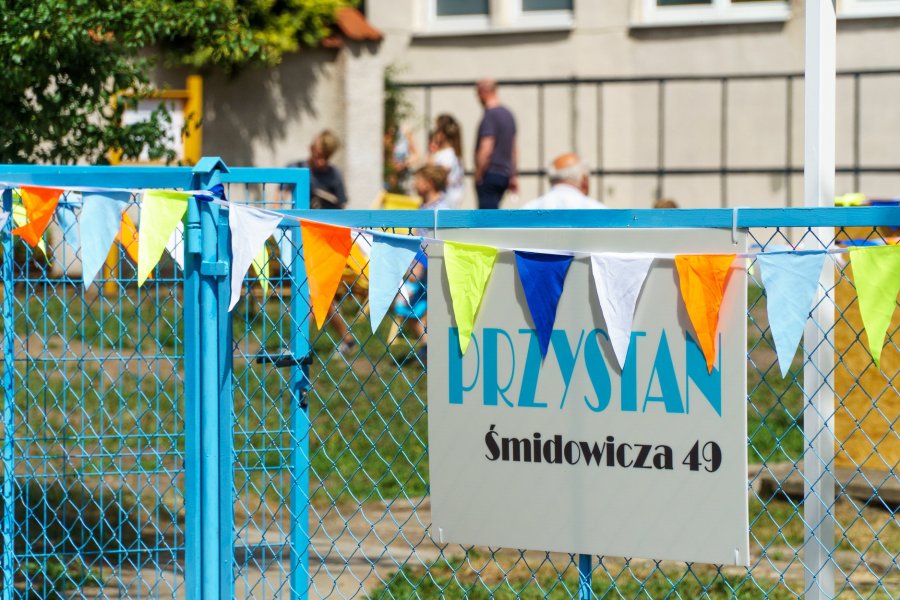 Na zdjęciu wejście do Przystani Śmidowicza 49 / fot. Laboratorium Innowacji Społecznych 