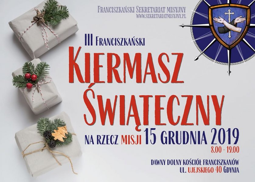 Franciszkański kiermasz 15.12.2019