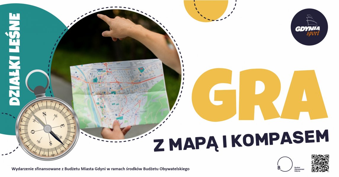 Gra z mapą i kompasem na Działkach Leśnych