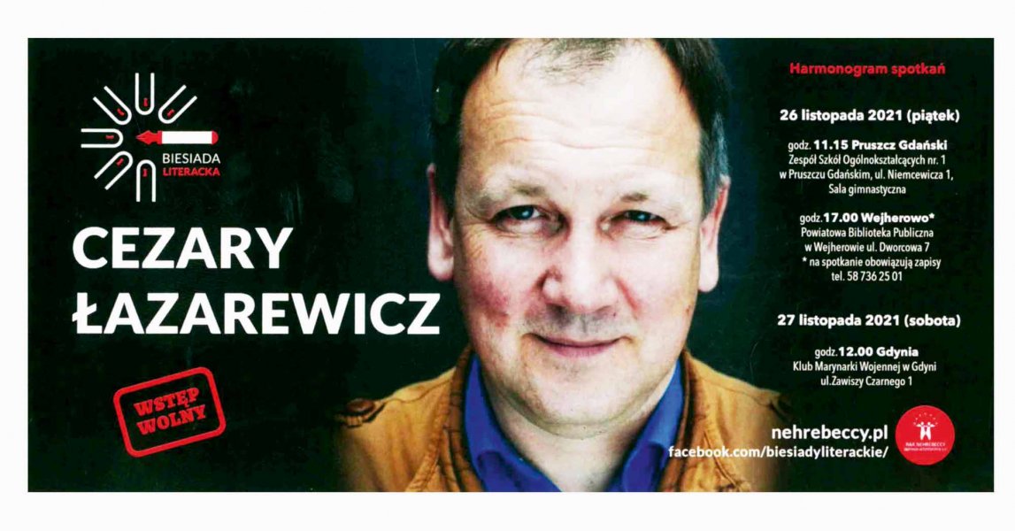 Biesiada Literacka z Cezarym Łazarewiczem (mat. organizatora)