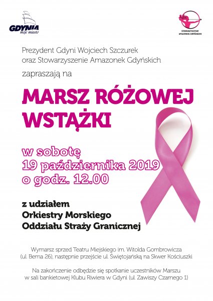 Marsz Różowej Wstążki 2019 // mat. prasowe organizatorów
