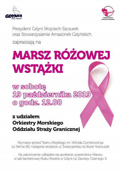 Marsz Różowej Wstążki 2019 // mat. prasowe organizatorów