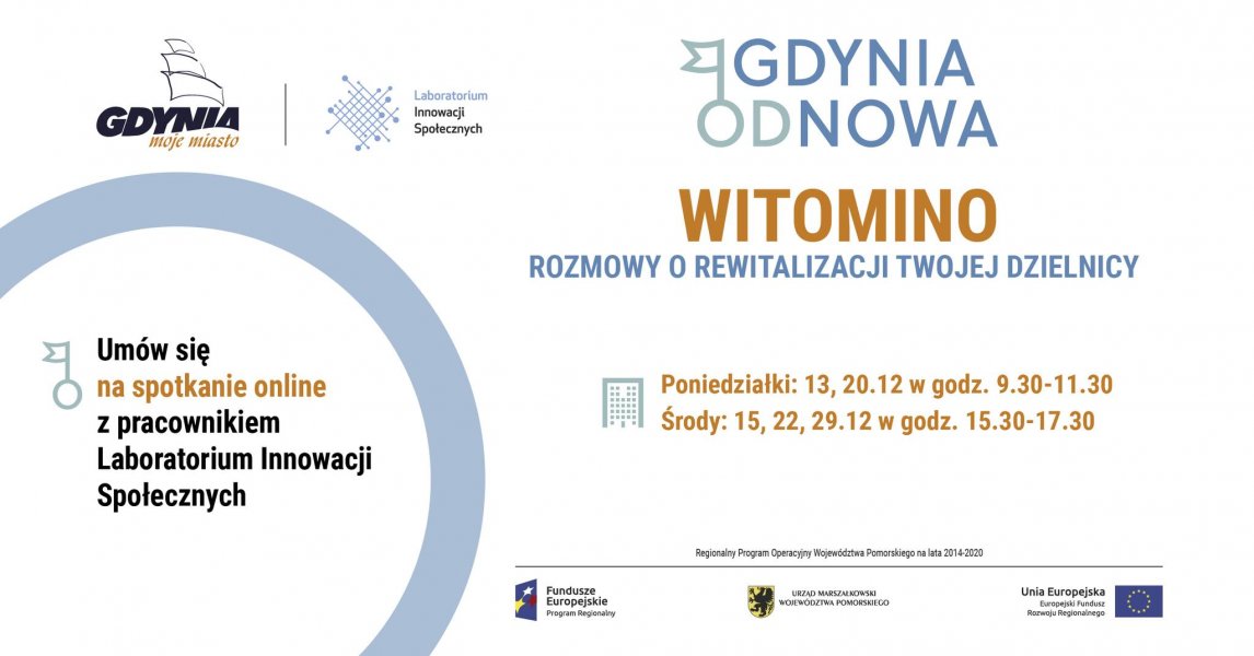 O rewitalizacji Witomina porozmawiajmy online
