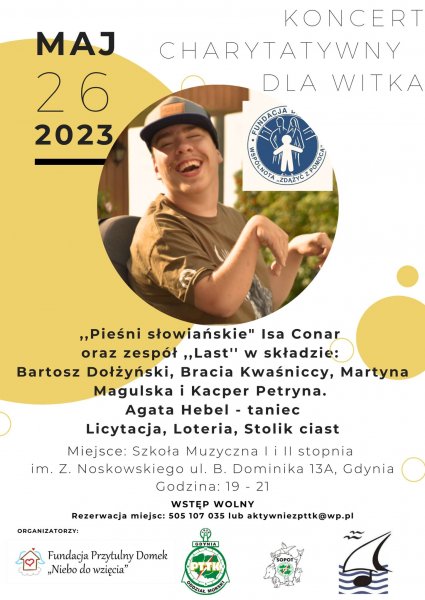 Koncert charytatywny „Dla Witka” (mat. organizatora)