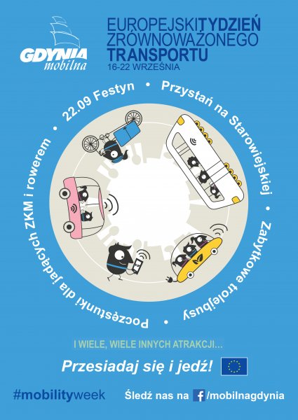 Organizatorzy zapraszają do włączenia się w Europejski Tydzień Zrównoważonego Transportu