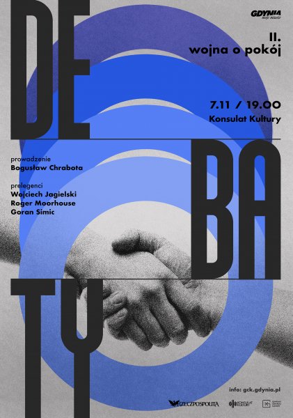 Debaty w Konsulacie Kultury - plakat // mat. prasowe Konsulatu Kultury
