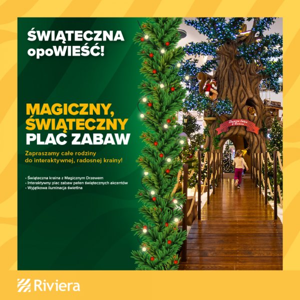 Świąteczny plac zabaw w Centrum Riviera