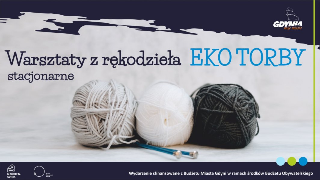 Warsztaty z rękodzieła w Bibliotece Obłuże – ekotorby
