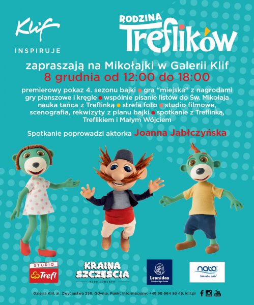Mikołajkowie spotkanie z rodziną Treflików