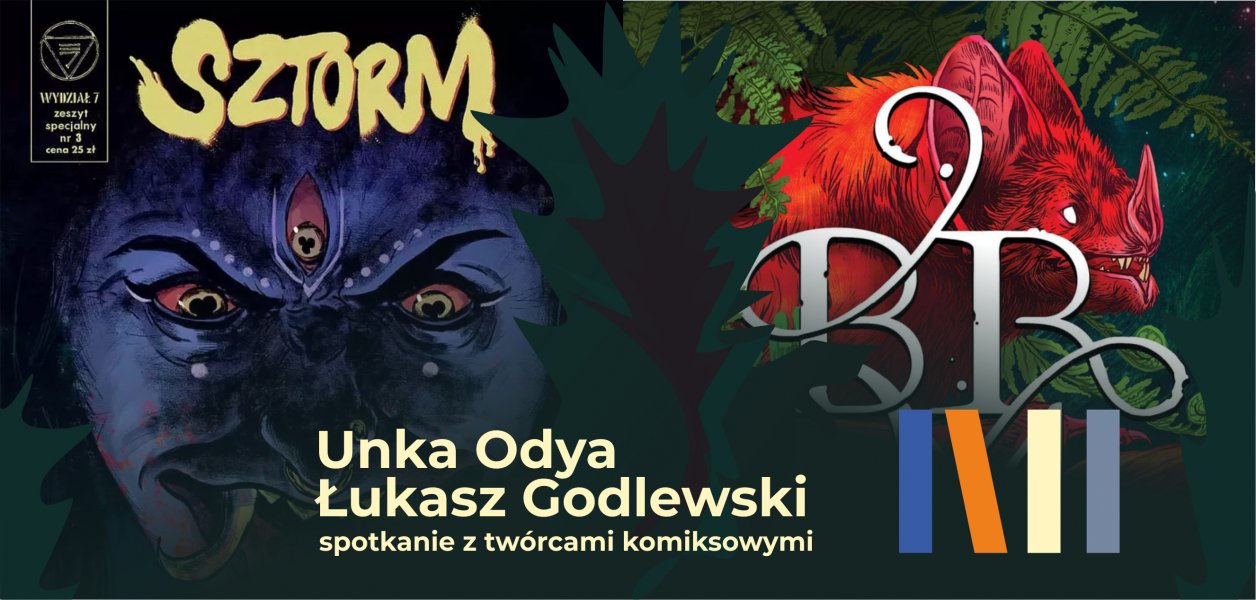 Spotkanie z twórcami komiksów - Unką Odyą i Łukaszem Godlewskim