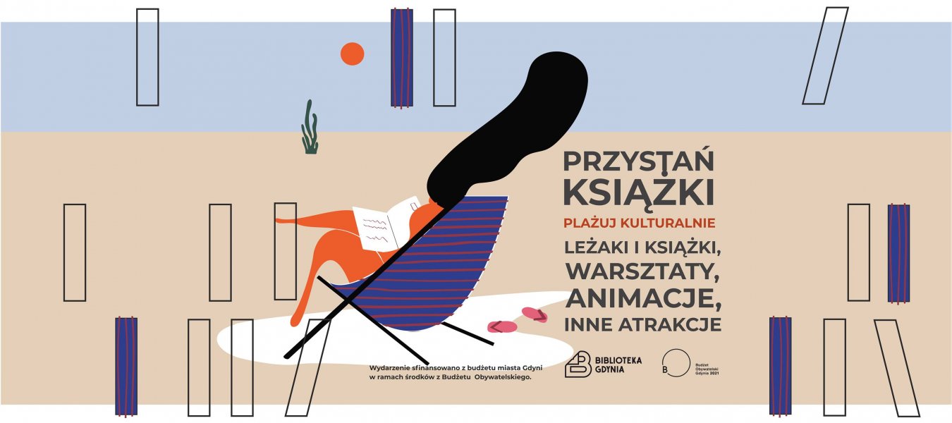 Przystań Książki - letnia czytelnia na plaży