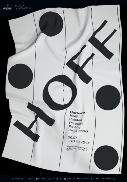 Wystawa „Barbara Hoff. Polskie Projekty Polscy Projektanci” - plakat // mat. Muzeum Miasta Gdyni