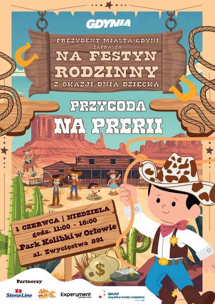 Dzień Dziecka w Gdyni | Przygoda na prerii