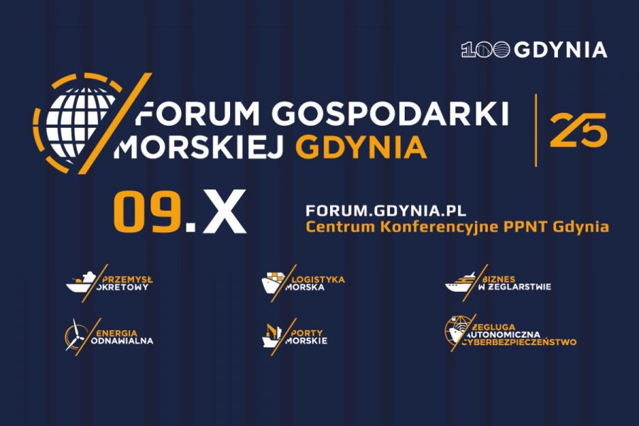 Grafika organizatora Forum Gospodarki Morskiej w Gdyni